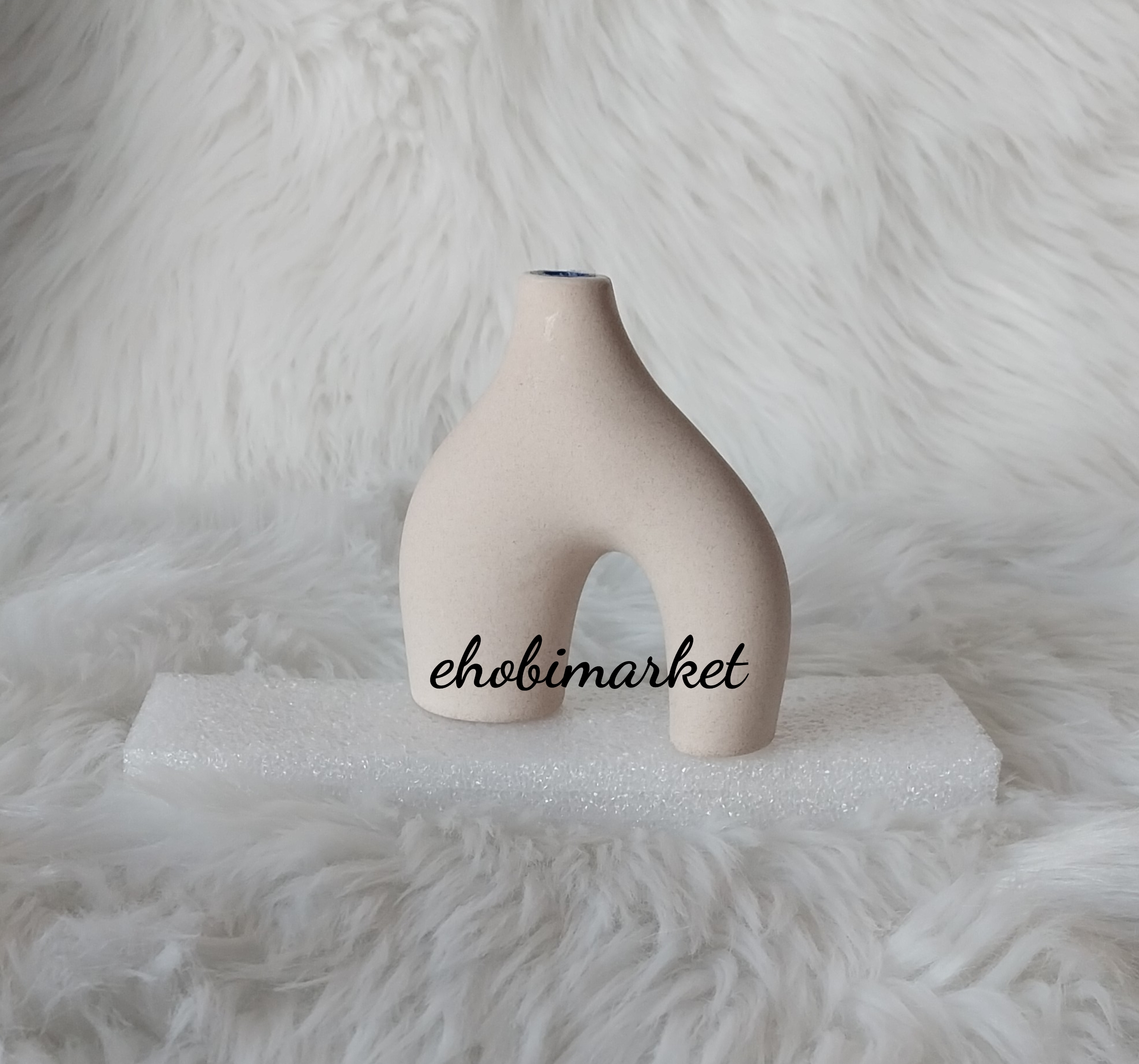 Minimal iki ayakli hm vazo silikon kalip