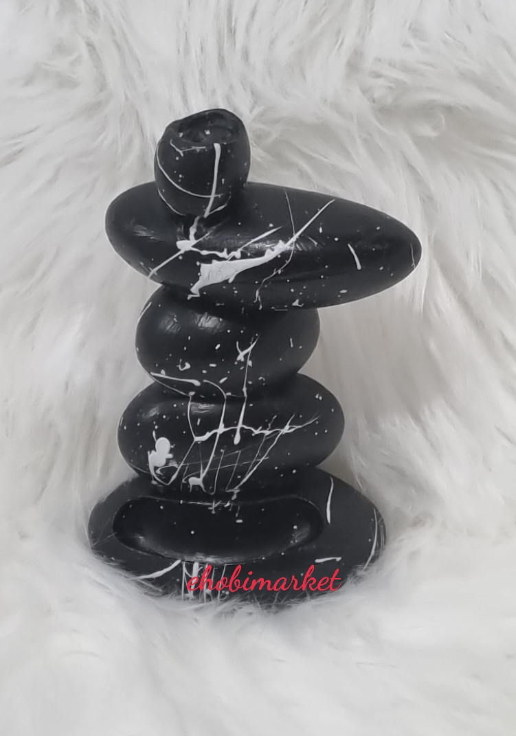 Taş model tütsü silikon kalip