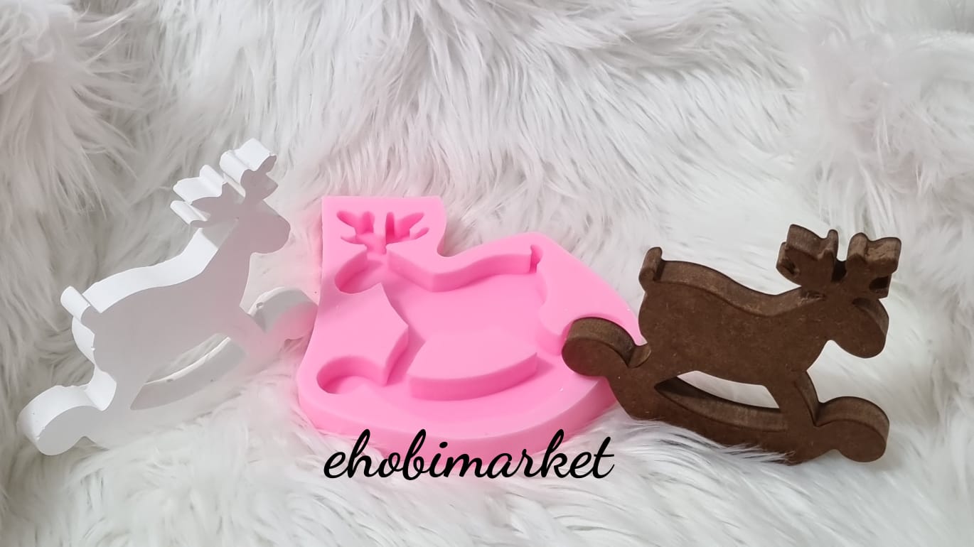 Sallanan geyik silikon kalip