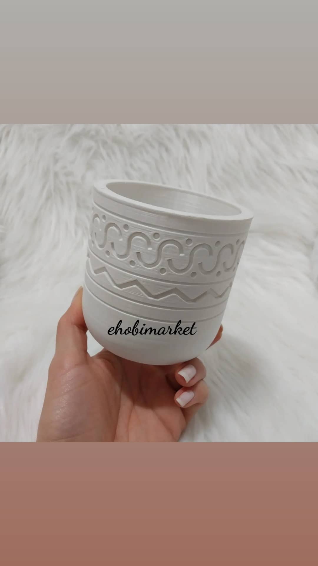 Nokta s desenli saksi kutu silikon kalip