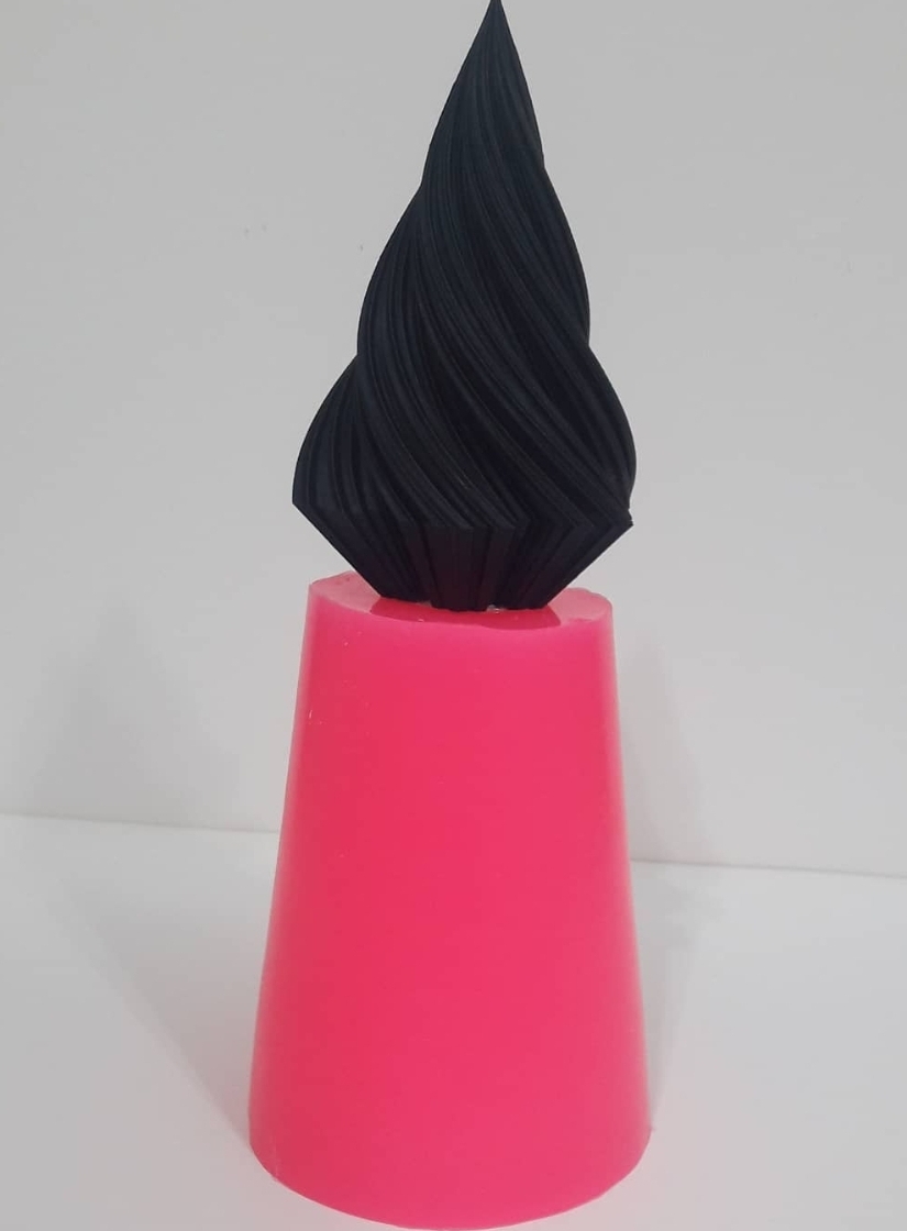 Büyük dalga desenli agaç silikon kalip