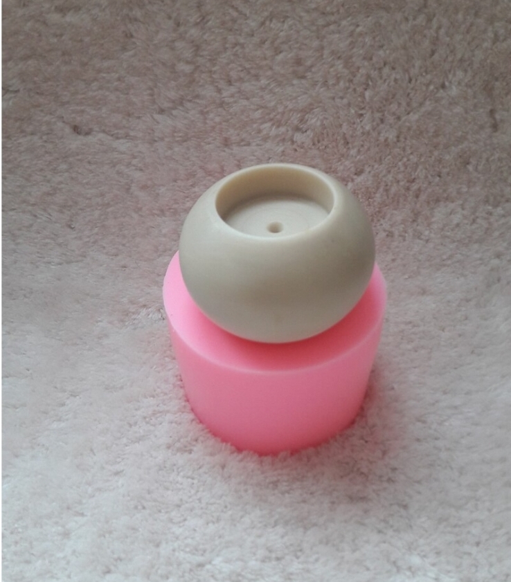 Yuvarlak mumluk silikon kalip