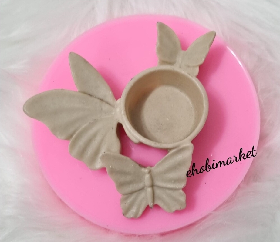 Kelebek mumluk silikon kalip