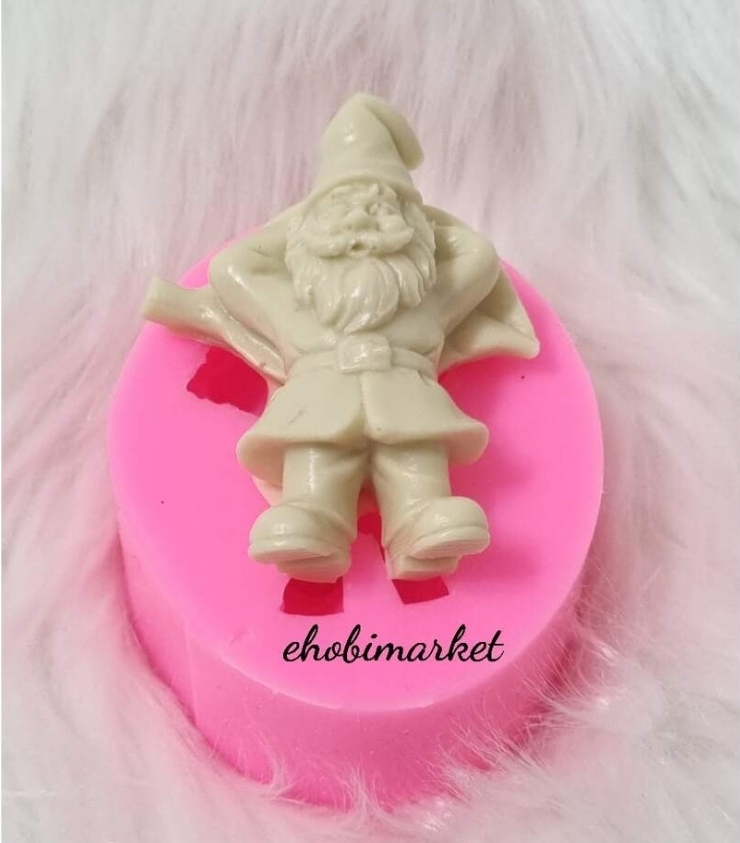 Yatan Cüce silikon kalip