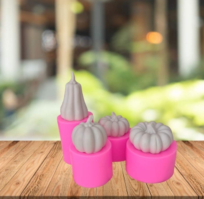 4 lü kabak set silikon kaliplari