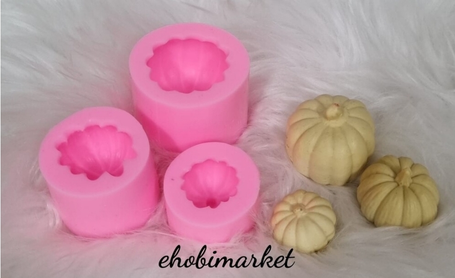 Üçlü kabaklar silikon kalip