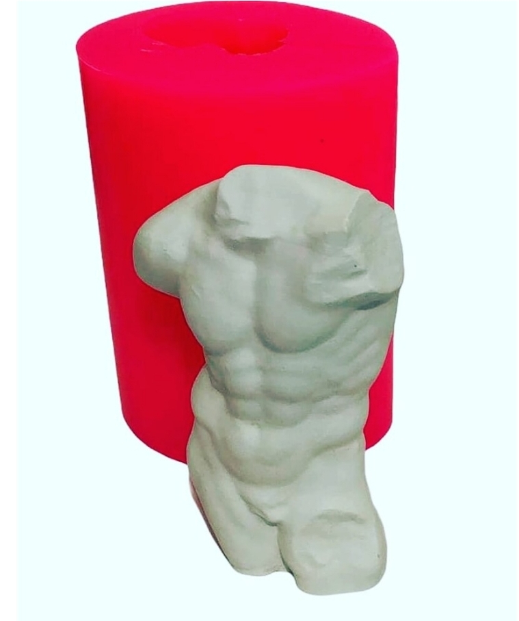 Erkek vucut silikon kalip