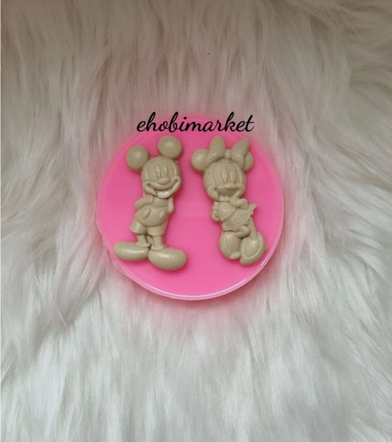 Mickey mouse silikon kalip