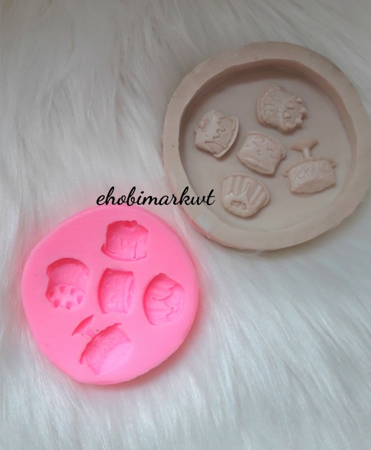 Minik pastalar silikon kalip