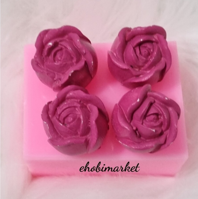 Findik gül silikon kalip