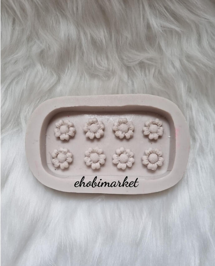 Çoklu papatyalar silikon kalip