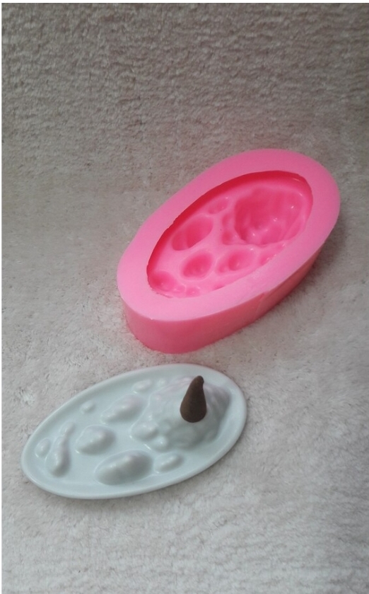 Oval tütsü silikon kalip