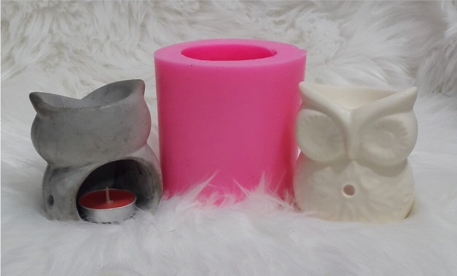 Baykus buhurdan silikon kalip