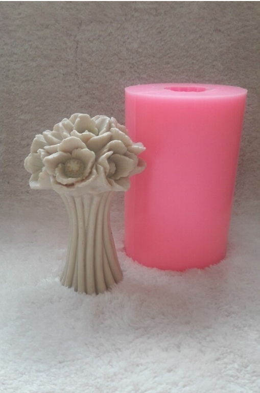 Çiçek demet silikon kalip