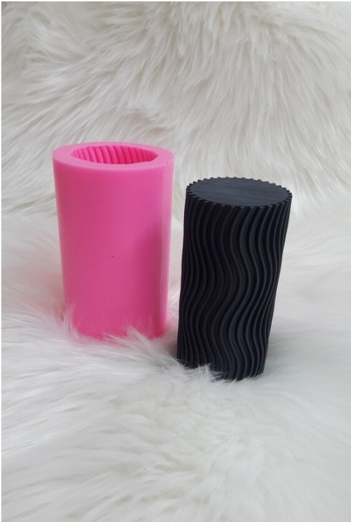 Dalga  desen silindir silikon kalip