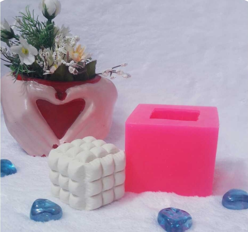 Yastik buble silikon kalip