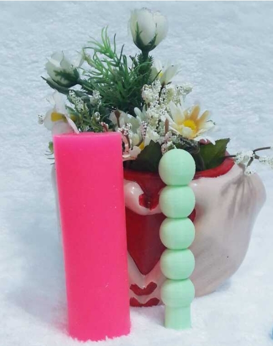 Dikey misketler silikon kalip